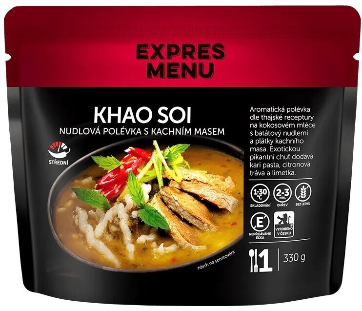 Expres menu khao soi nudlová polévka s kachním masem 330 g