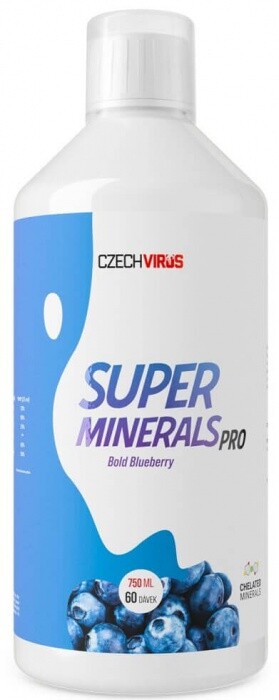 Czech virus super minerals pro 750 ml - borůvka