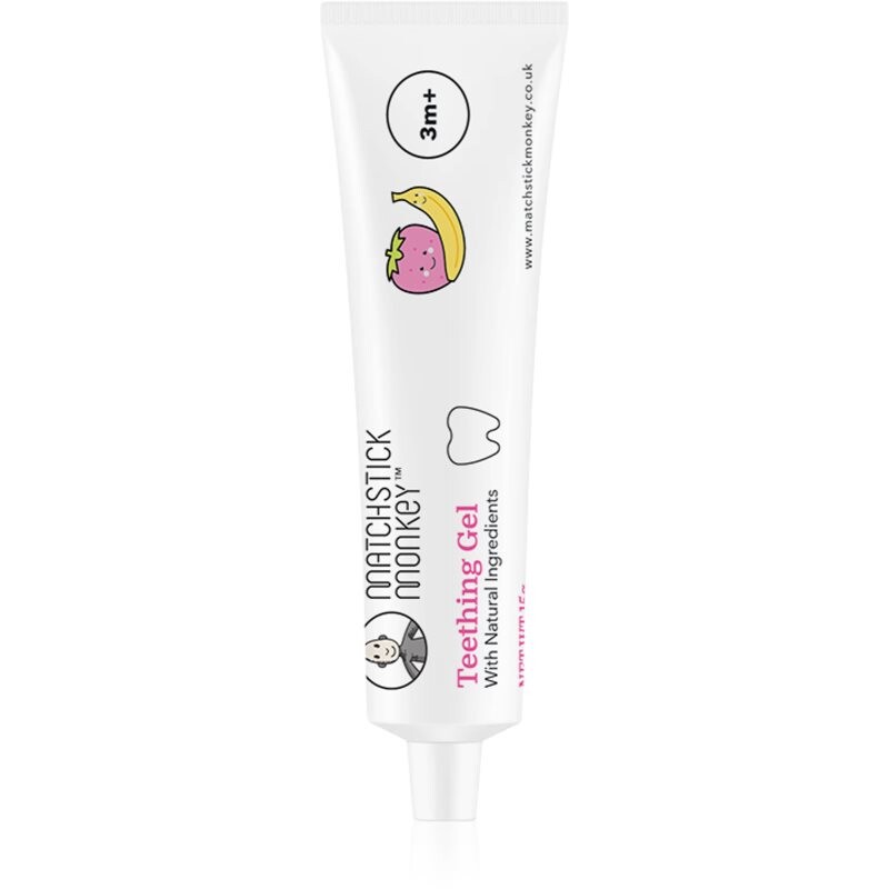 Matchstick Monkey Teething Gel 3m+ chladivý gél na zuby 15 g