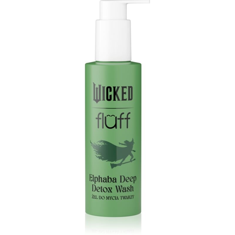 Fluff Wicked Elphaba Deep Detox Wash čistiaci gél na tvár 150 ml
