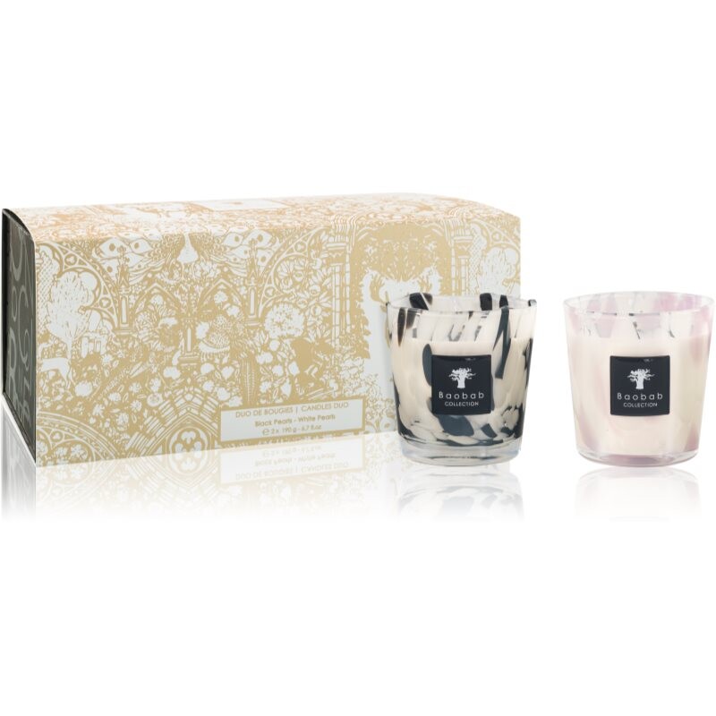 Baobab Collection Pearls Candle Duo darčeková sada