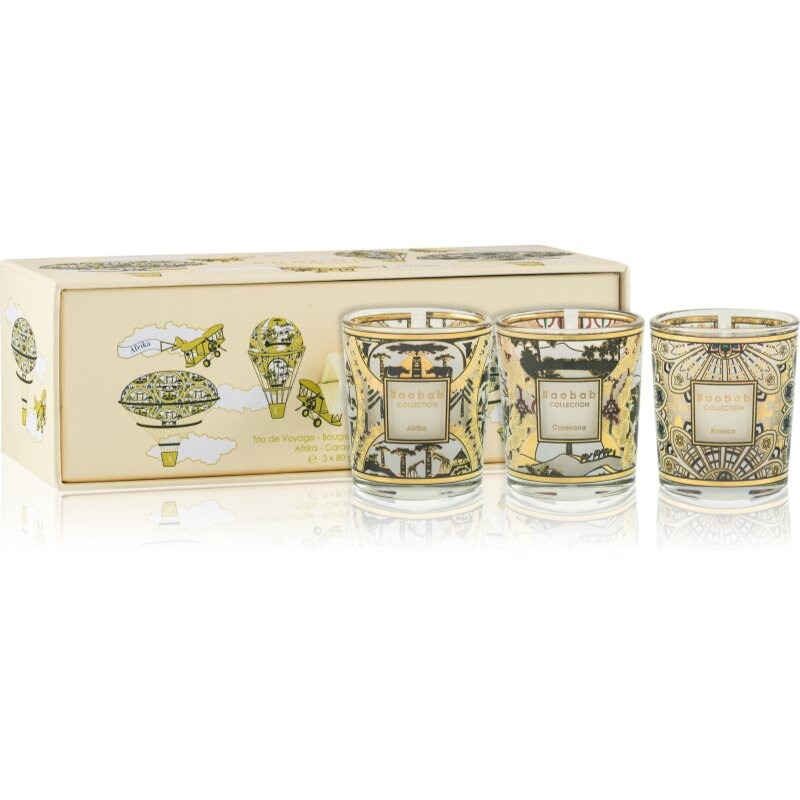 Baobab Collection Trio Travel Candles darčeková sada