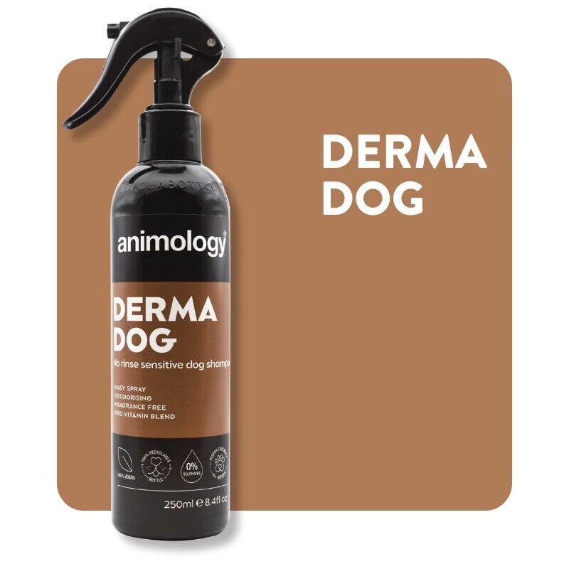 Animology Derma No Rinse bezoplachový šampón v spreji pre psy s citlivou kožou 250 ml