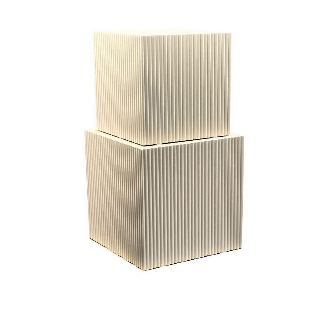 Xora SADA KONFERENČNÝCH STOLÍKOV, kašmírová, kompozitné drevo, 45/40/45/40/45/40 cm