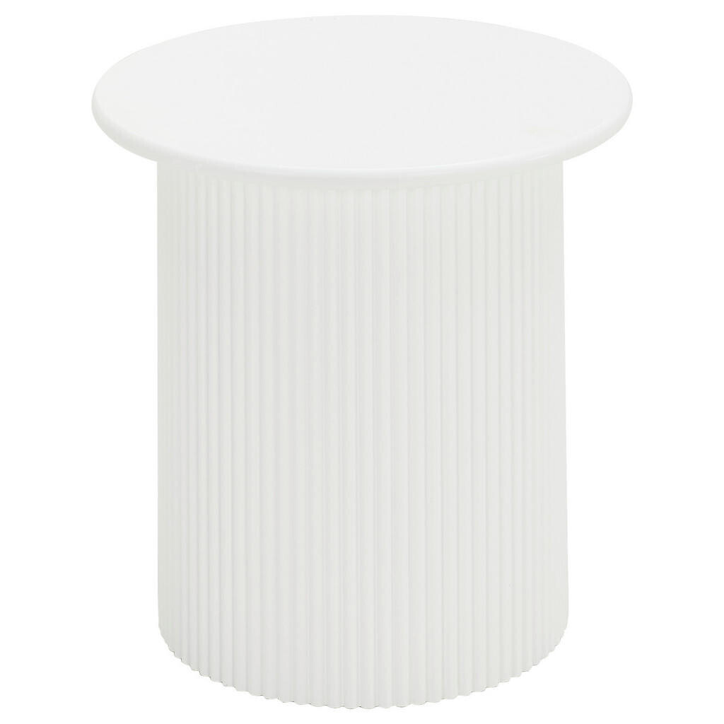 Xora PRÍRUČNÝ STOLÍK, biela, kompozitné drevo, 40/40/41 cm