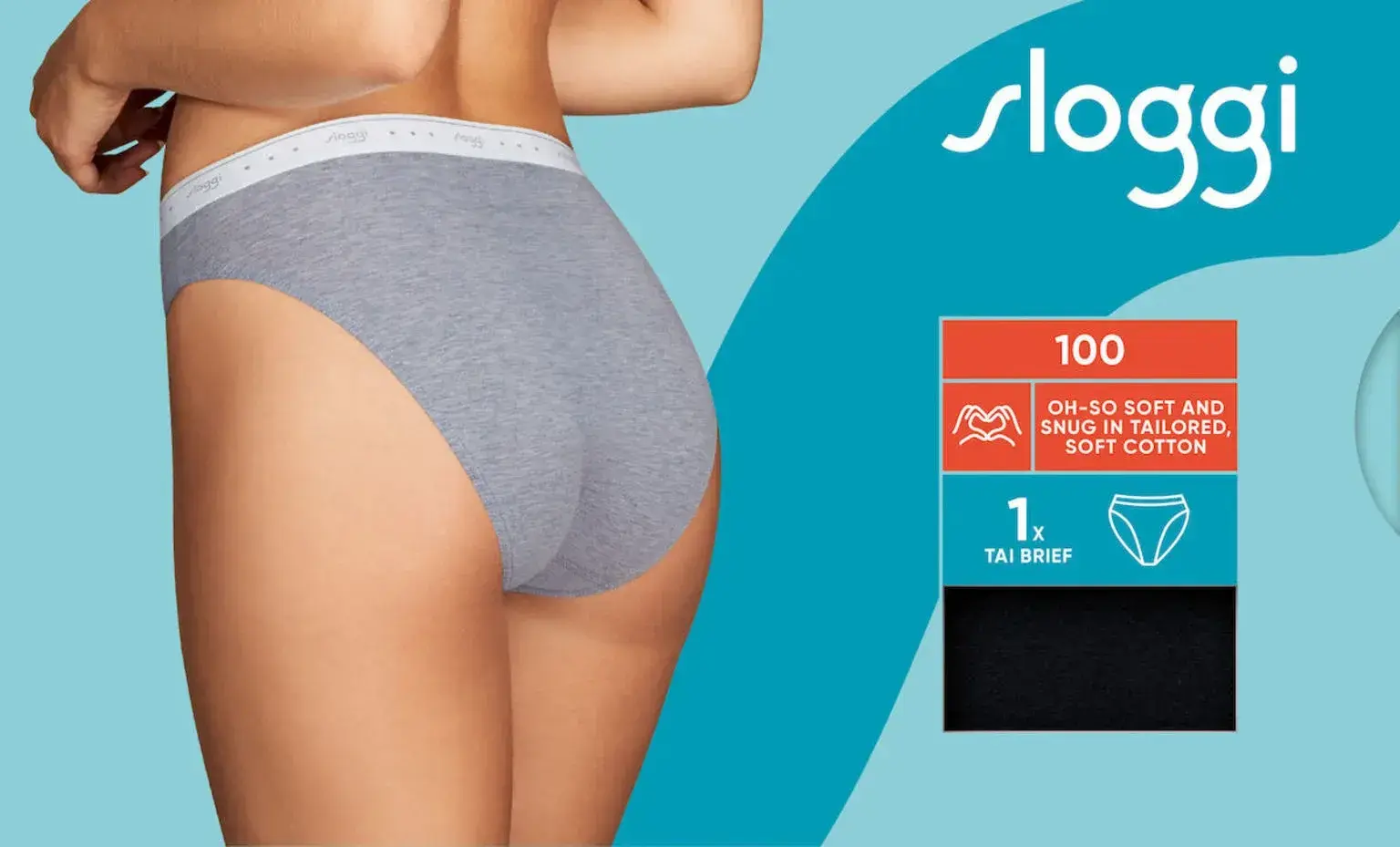 sloggi 24/7 100 Tai - BLACK - SLOGGI BLACK - SLOGGI BLACK 38