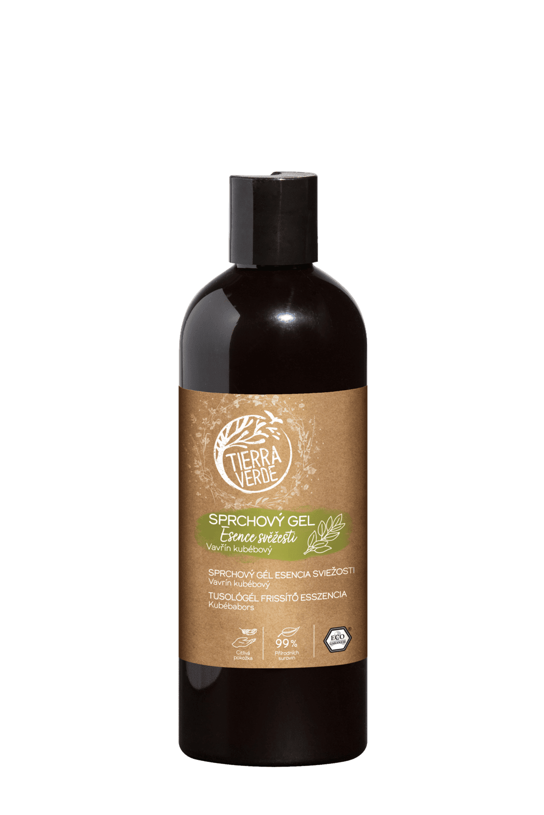 TIERRA VERDE Sprchový gél - Esencia sviežosti (fľaša) 500 ml