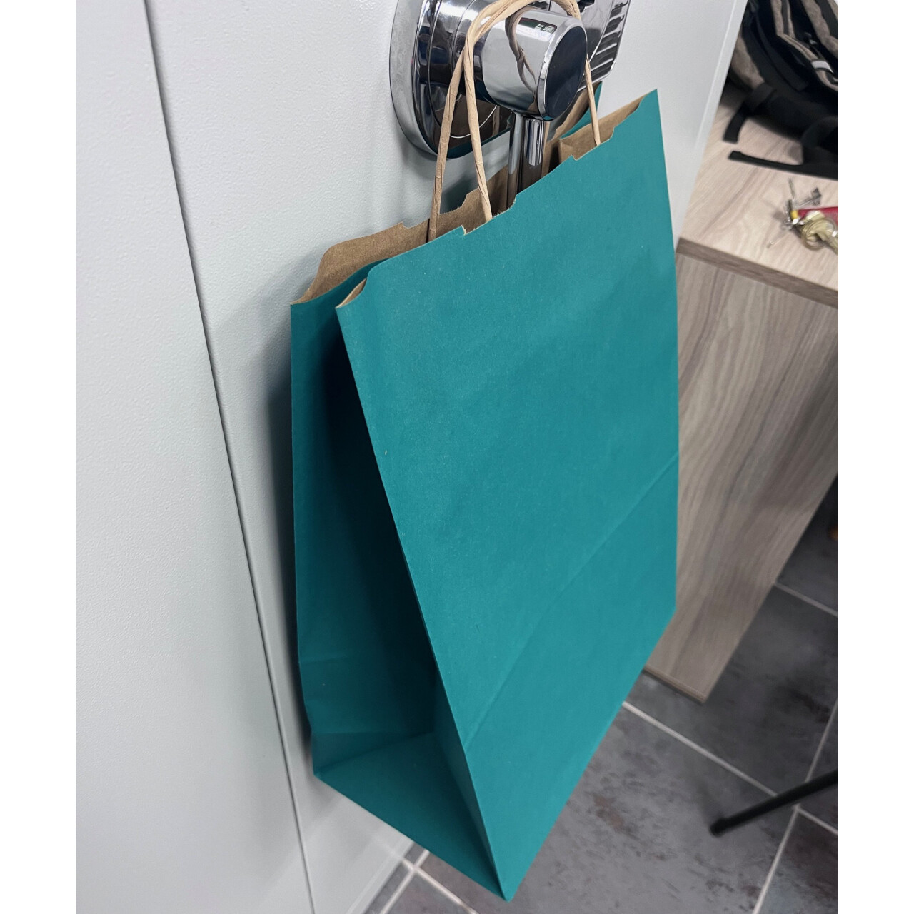 Taška papierová veľká - zelená