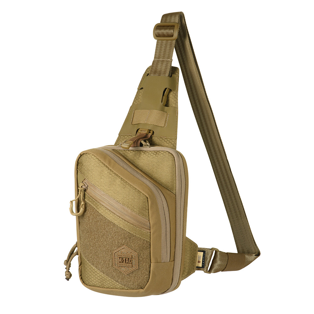 Batoh na zbraň M-Tac Sling Pištoľ Bag Elite Hex Velcro - coyote