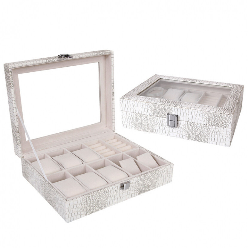 Kazeta na hodinky a šperky Gaira 20635-15 - biela