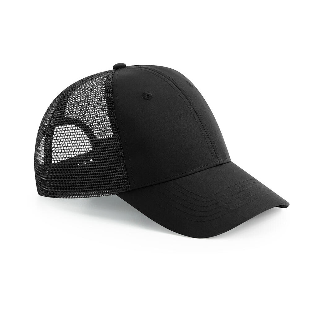 Šiltovka so sieťovinou Beechfield Urbanwear Trucker - čierna