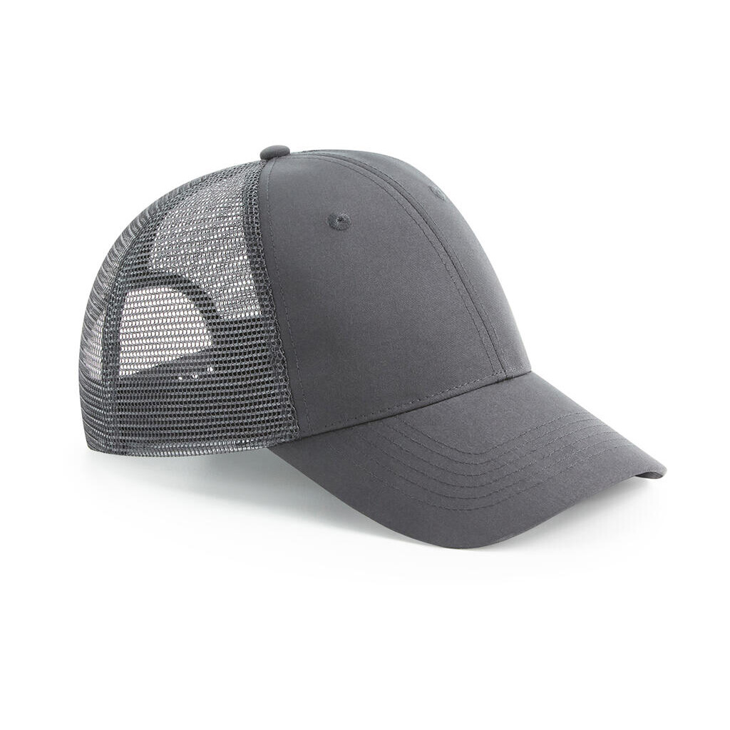 Šiltovka so sieťovinou Beechfield Urbanwear Trucker - sivá