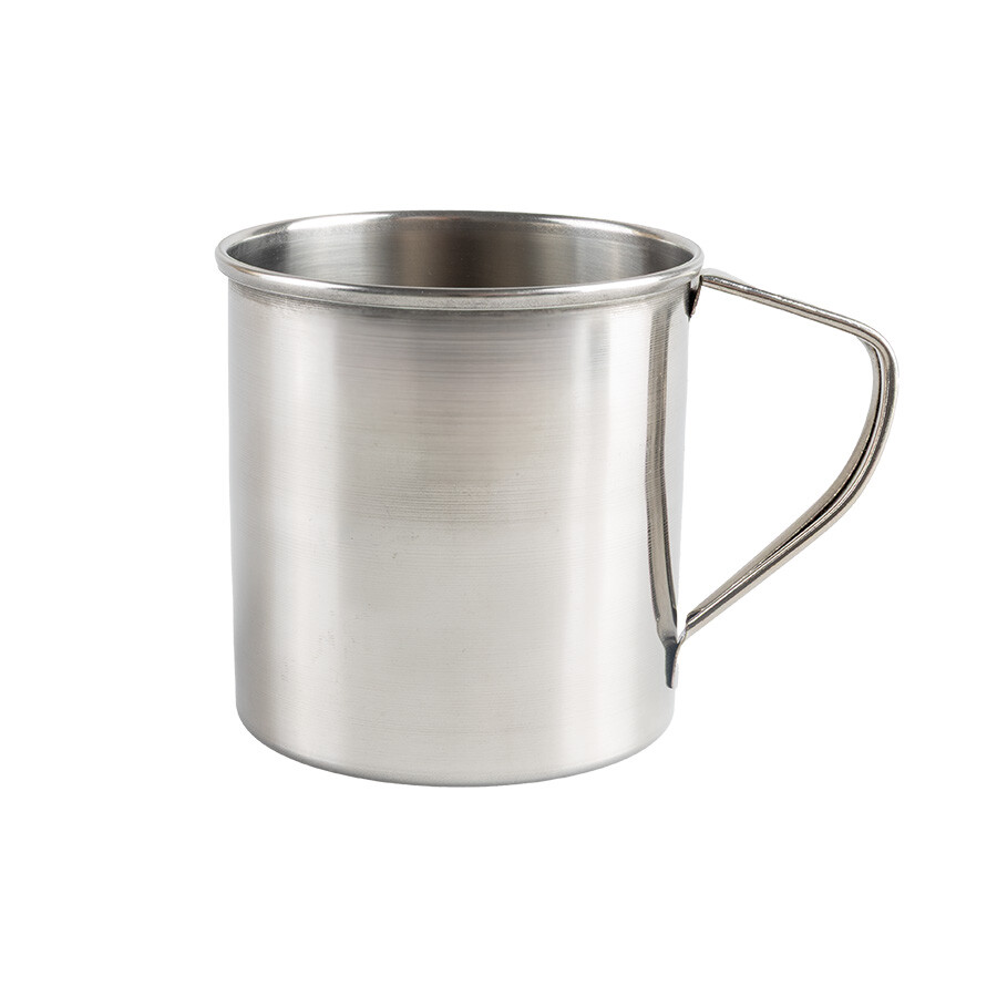 Hrnček nerezový Yate 350 ml - strieborný