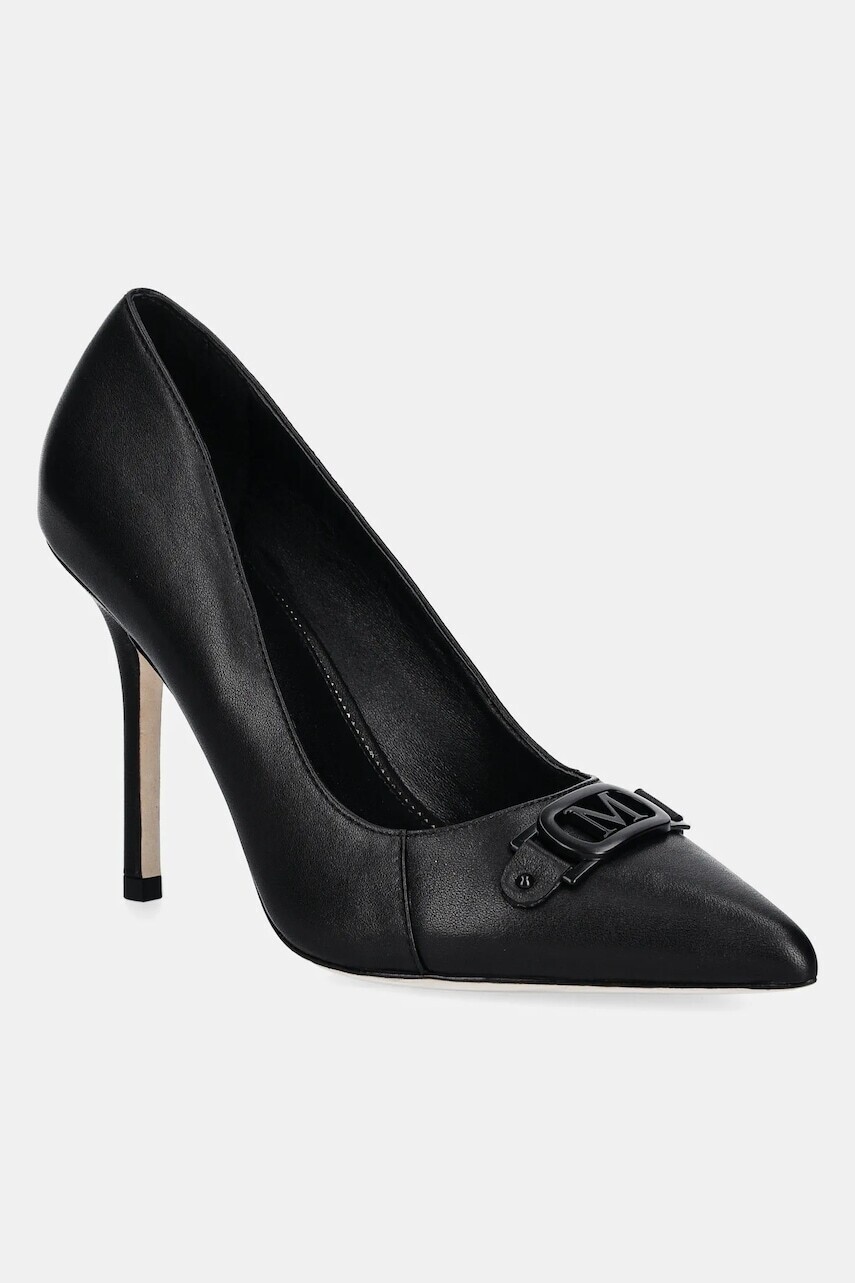 Kožené lodičky Marciano by Guess čierna farba, 5RGZ14 7103A