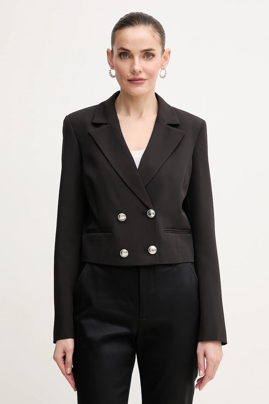 Sako Guess ANDREE čierna farba, dvojradové, jednofarebné, W5GN67 WH9Y2