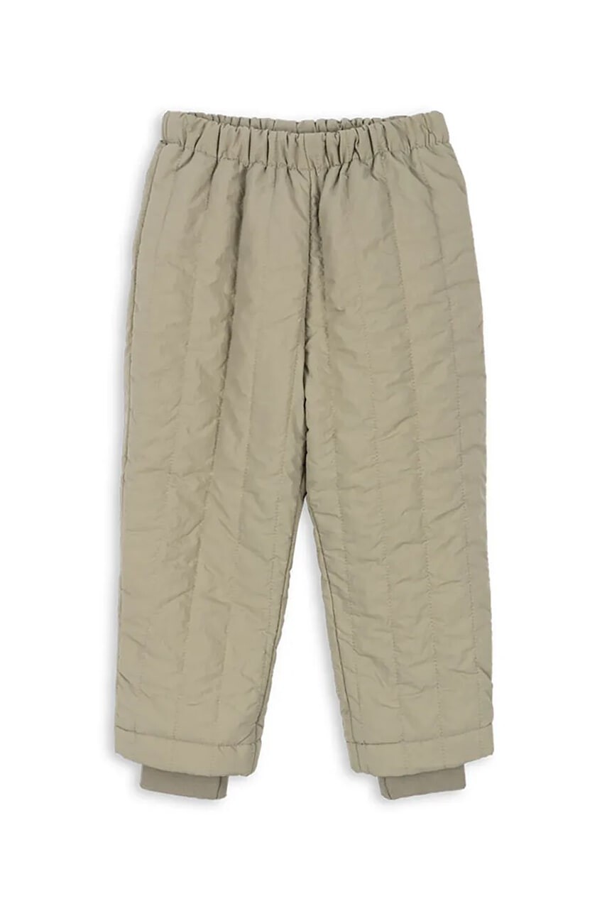 Detské nohavice Konges Sløjd JUNO PANTS zelená farba, KS103488