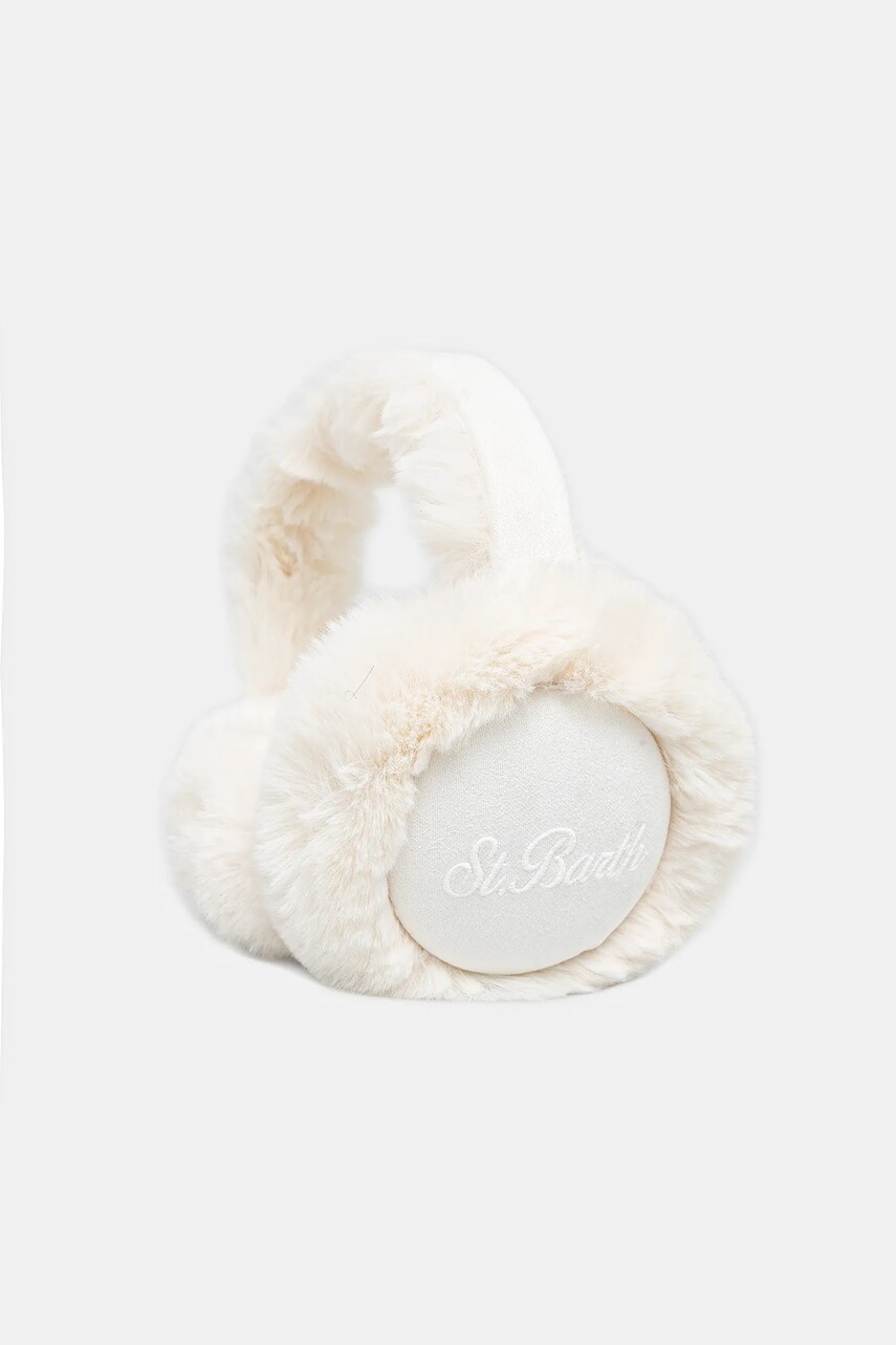 Klapky na uši s funkciou slúchadiel MC2 Saint Barth béžová farba, EARM006