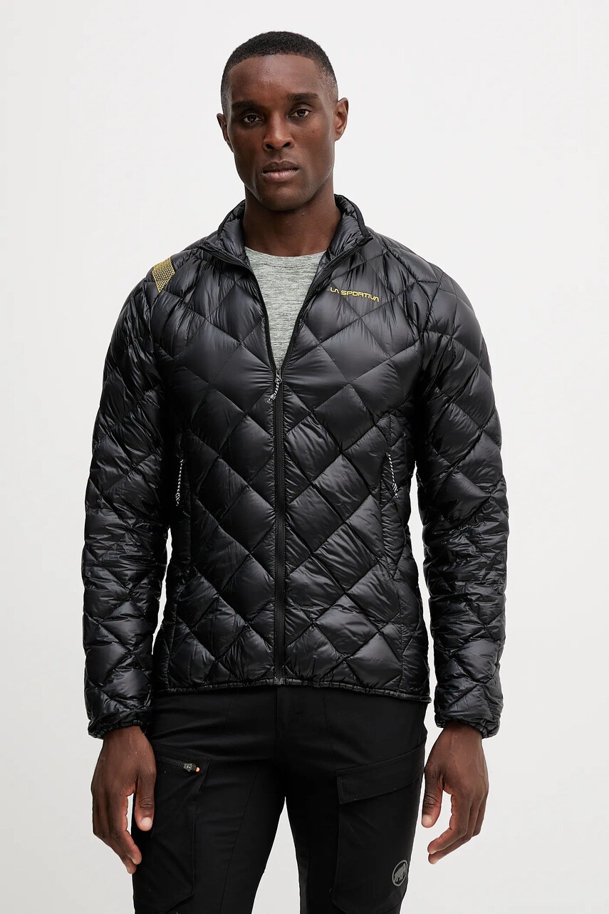 Páperová športová bunda LA Sportiva Lumina 100 Down čierna farba, ZAMJ091