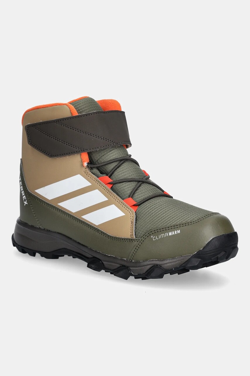 Detské zimné topánky adidas TERREX TERREX SNOW zelená farba, JR4189