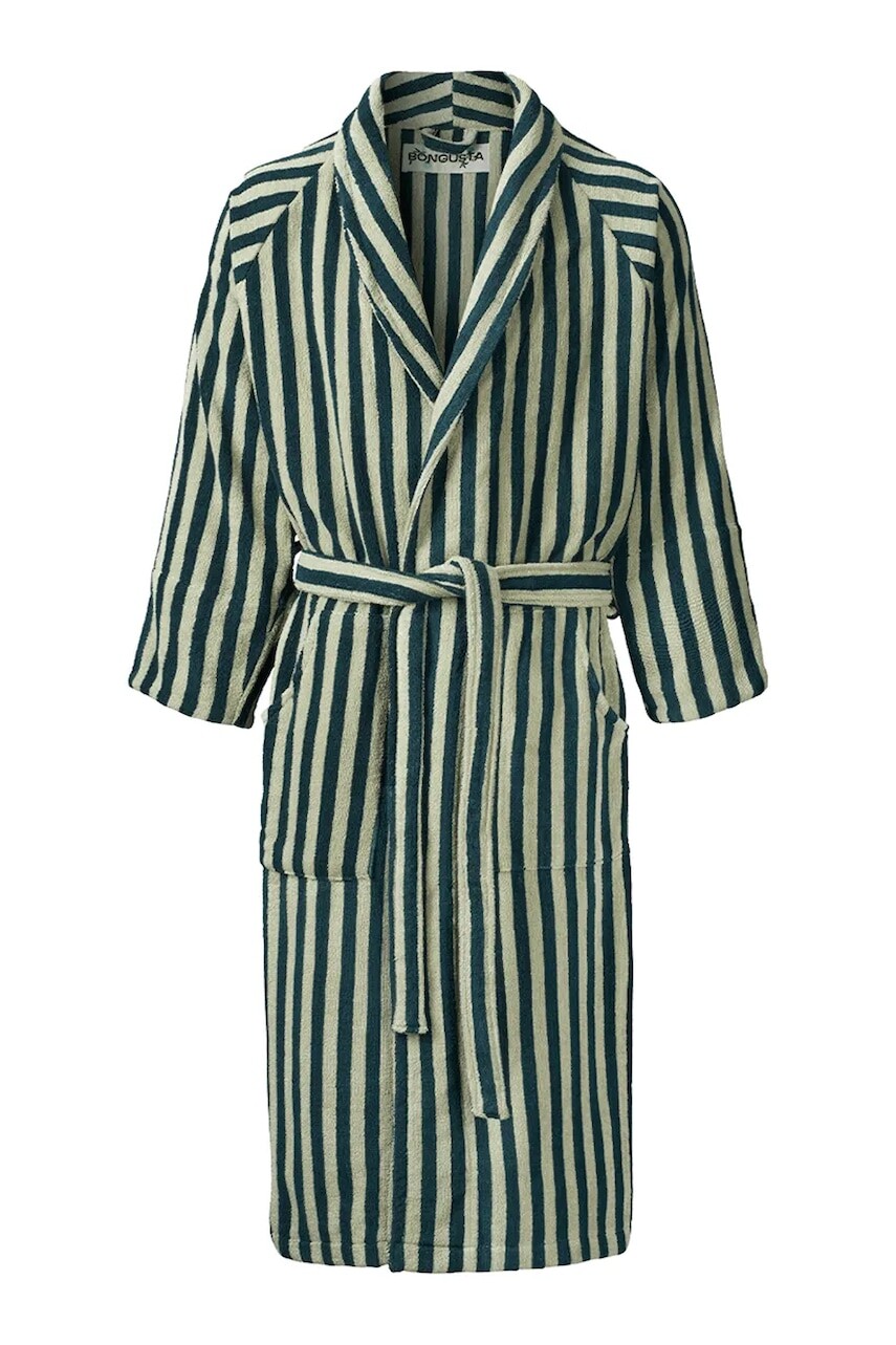 Bavlnený župan Bongusta Naram S/M fialová farba