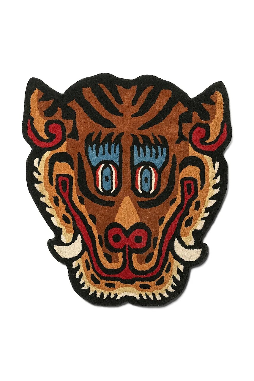 Vlnený koberec Bongusta Tiger Face 52 x 55 cm viac farieb