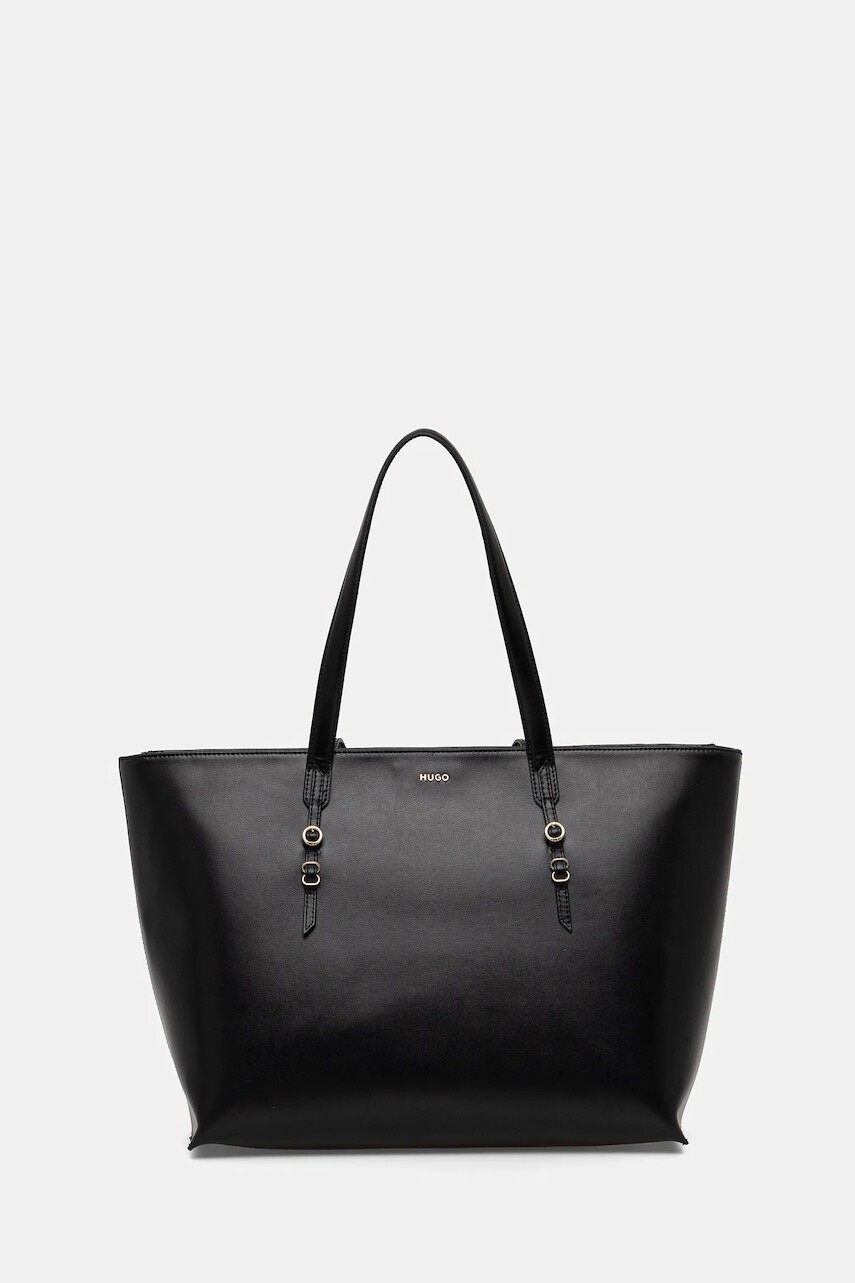 Kabelka HUGO Syndra_Shopper čierna farba, 50557928