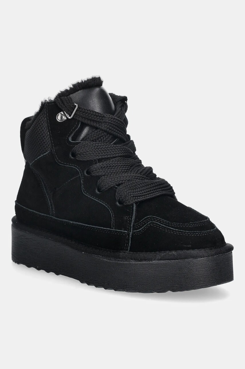 Semišové tenisky Steve Madden Paci čierna farba, 11003464