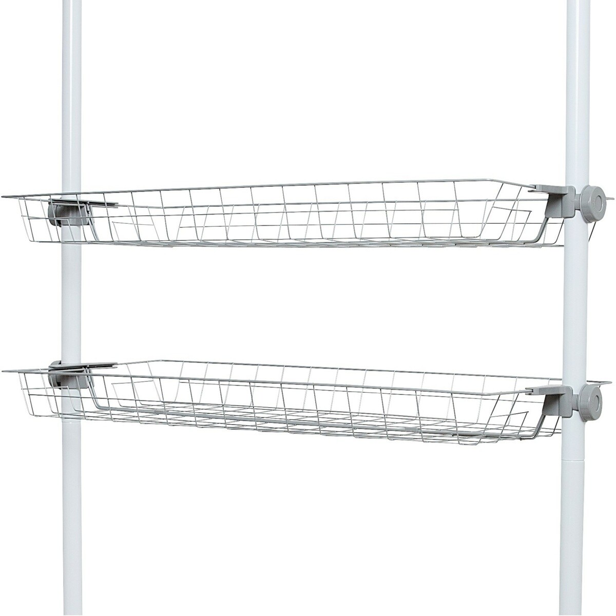 Wenko Sada 2 drôtených košov Herkules, biele