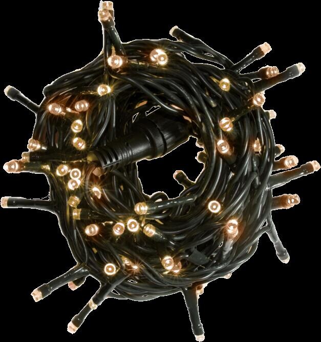 Vianočné svetielka LED 50l na bat zew. Z prog i tim 5/21/bat/ww