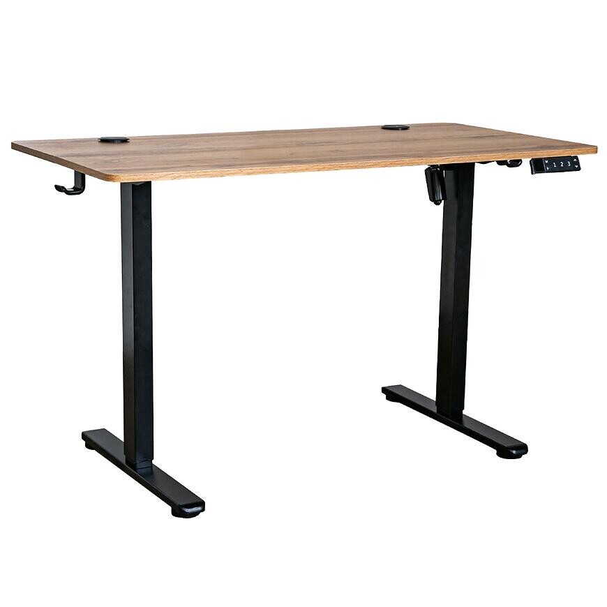 Elektrický stôl Seville 12530 prírodná/čierna