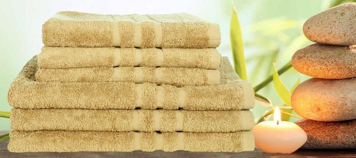 Uterák alebo osuška, Classic, béžová 70 x 140 cm