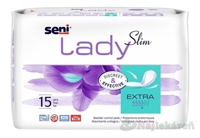Seni Lady Slim EXTRA urologické vložky pre ženy, 15ks