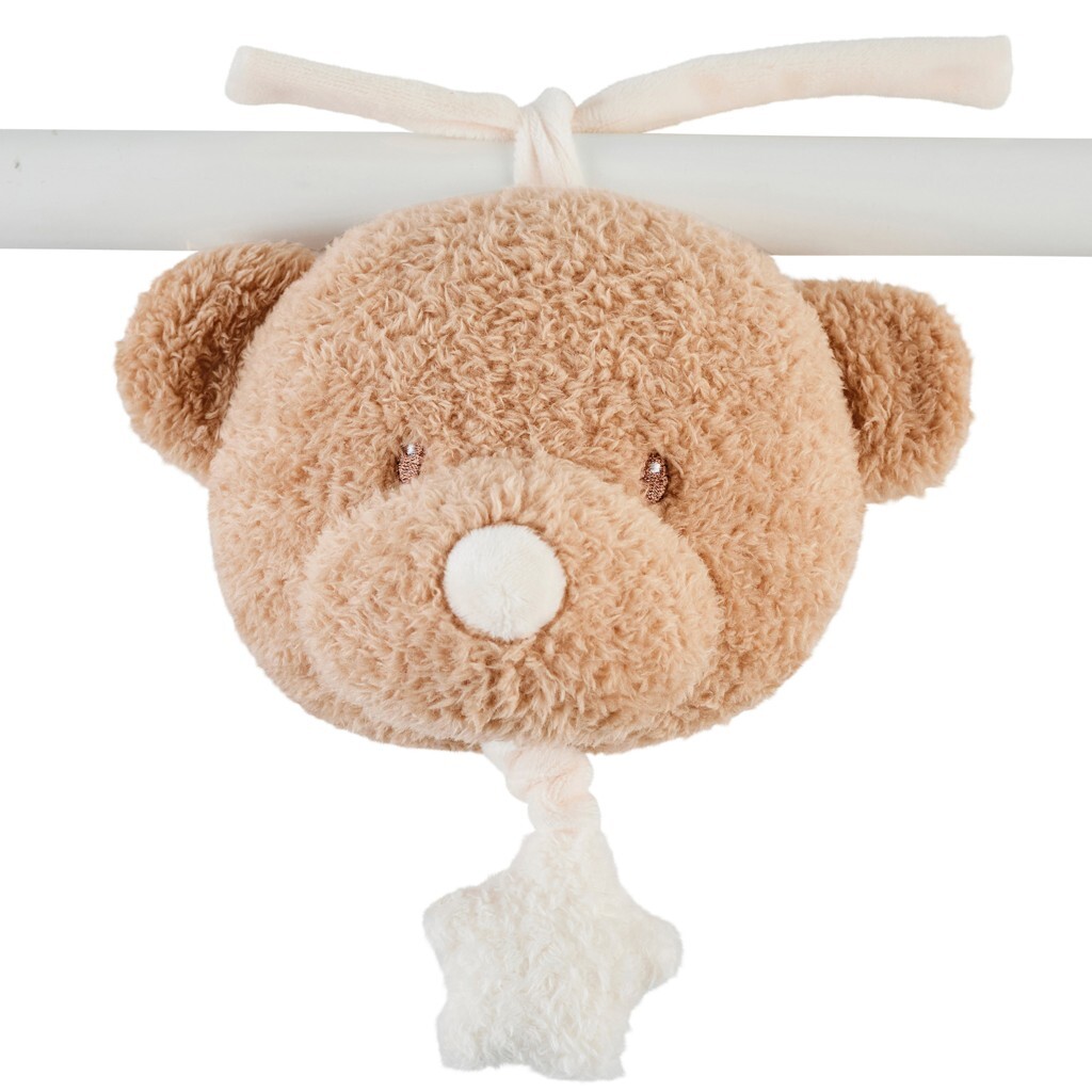 NATTOU Hračka hudobná Teddy medvedík 16 cm, 0m+