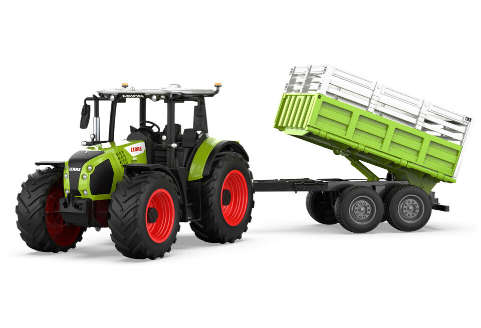 Claas Traktor s vlečkou 43,5cm
