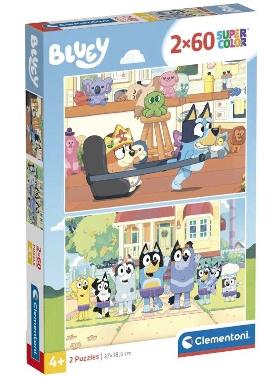 Puzzle 2x60 Bluey Clementoni