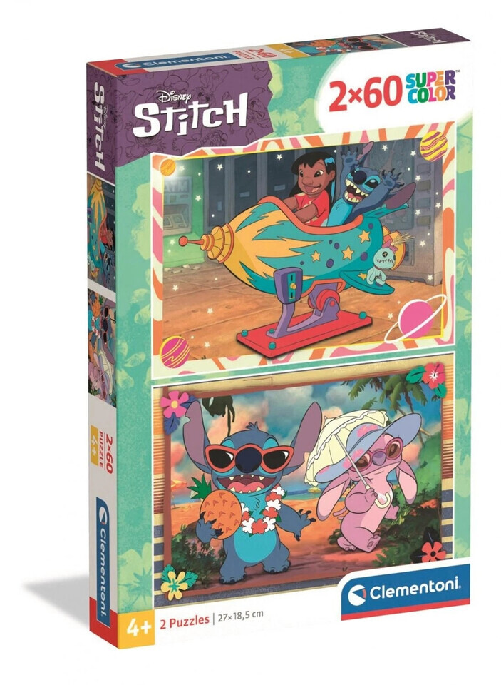 Puzzle 2x60 Stitch Clementoni