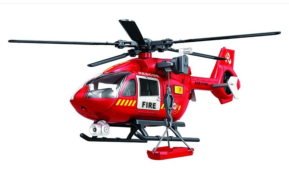 Vrtuľník hasičský s efektmi 38cm