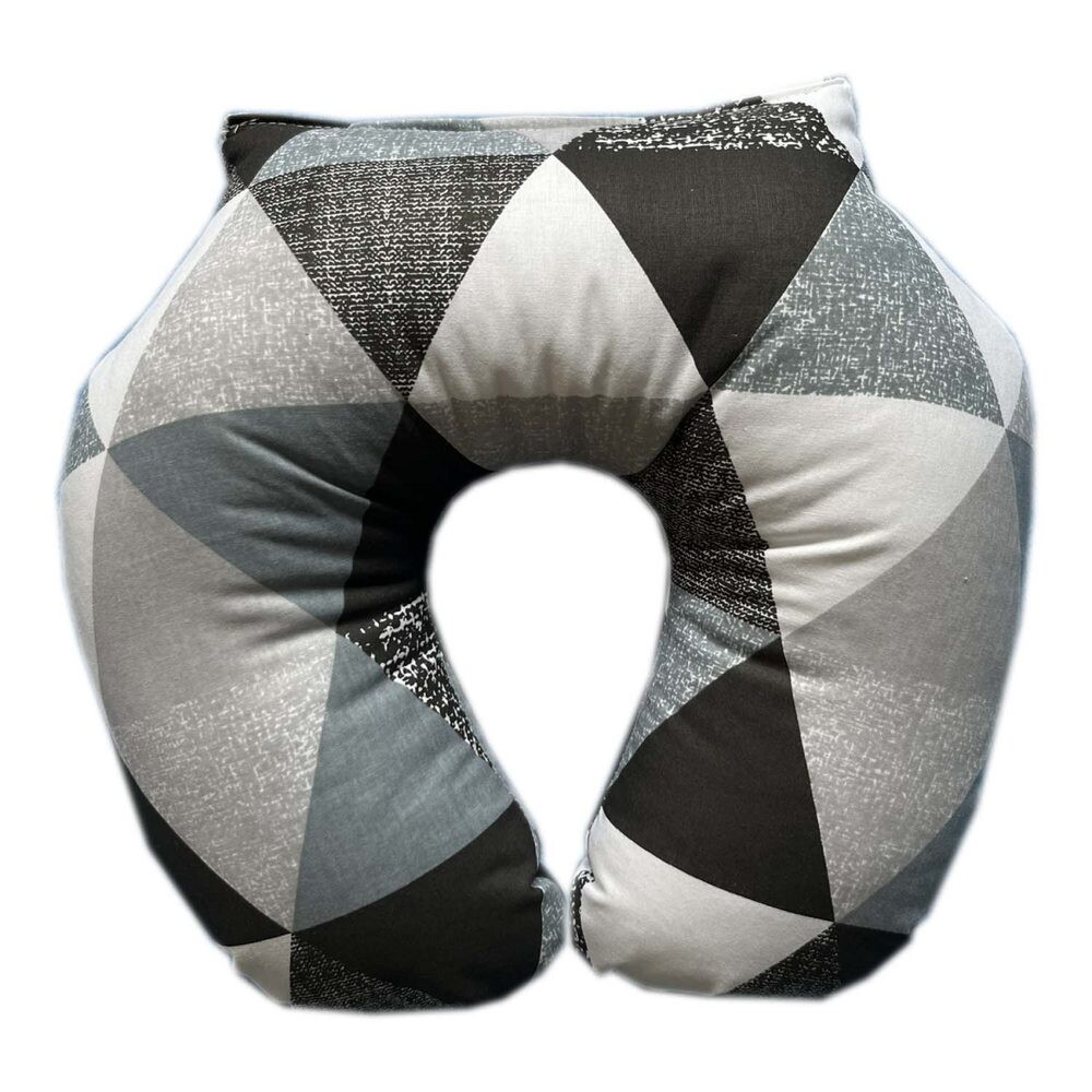 Polášek Cestovný vankúš - Biela / čierna / šedá