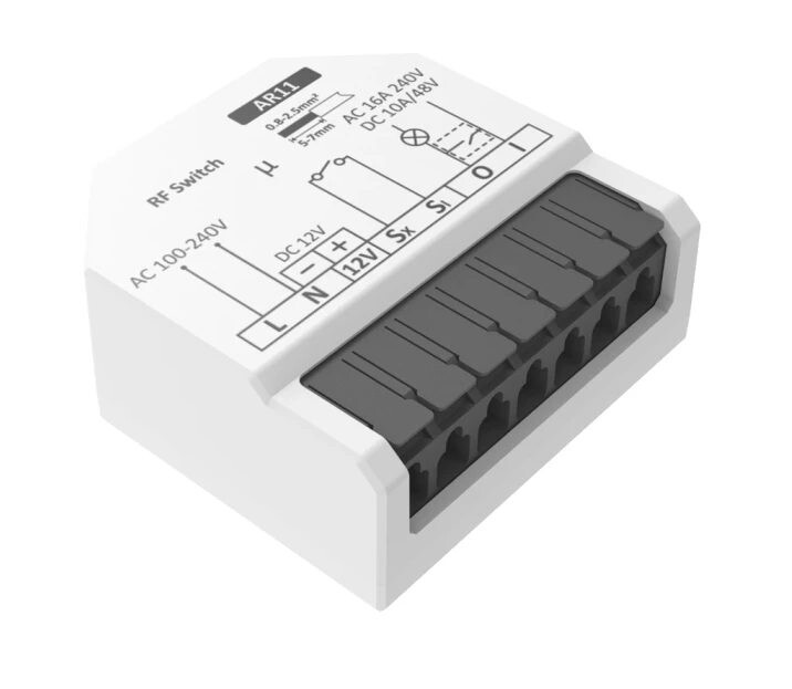 Beznapäťové relé AR11 - 230VAC 12VD, RF433