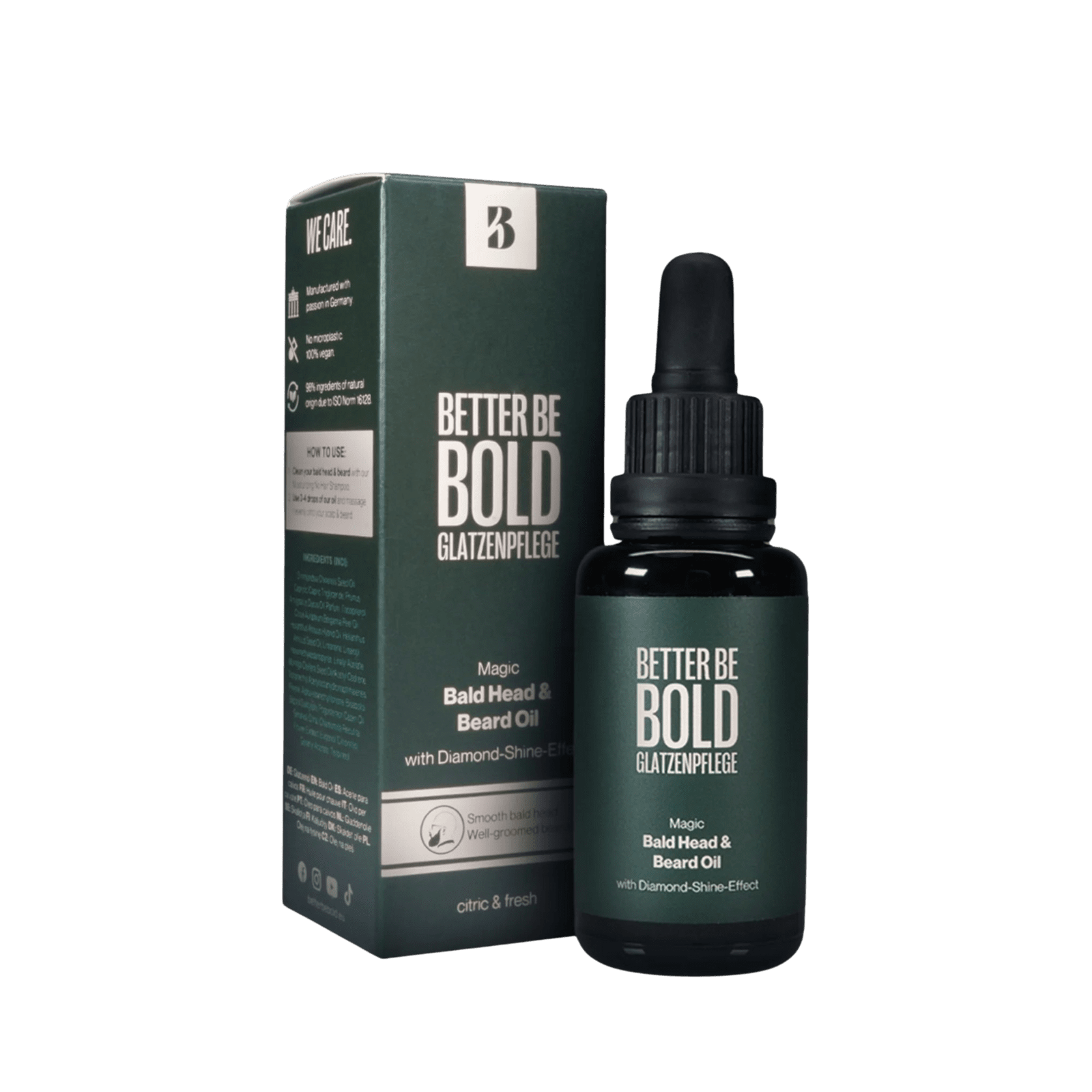 BETTER BE BOLD Olej, ktorý dodá lesk plnovousu aj plešinu 30 ml