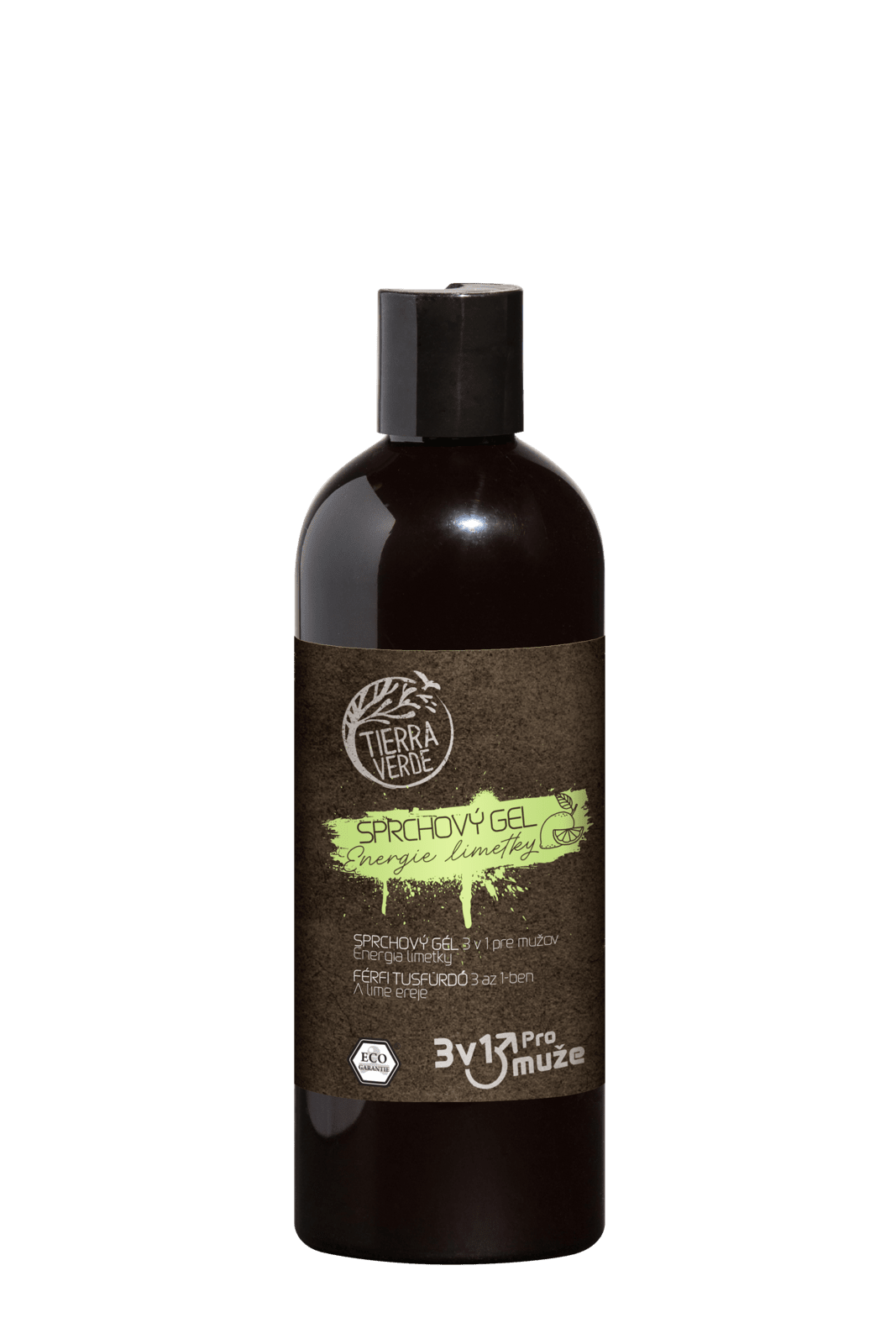 TIERRA VERDE Sprchový gél pre mužov Energia limetky (fľaša) 500 ml