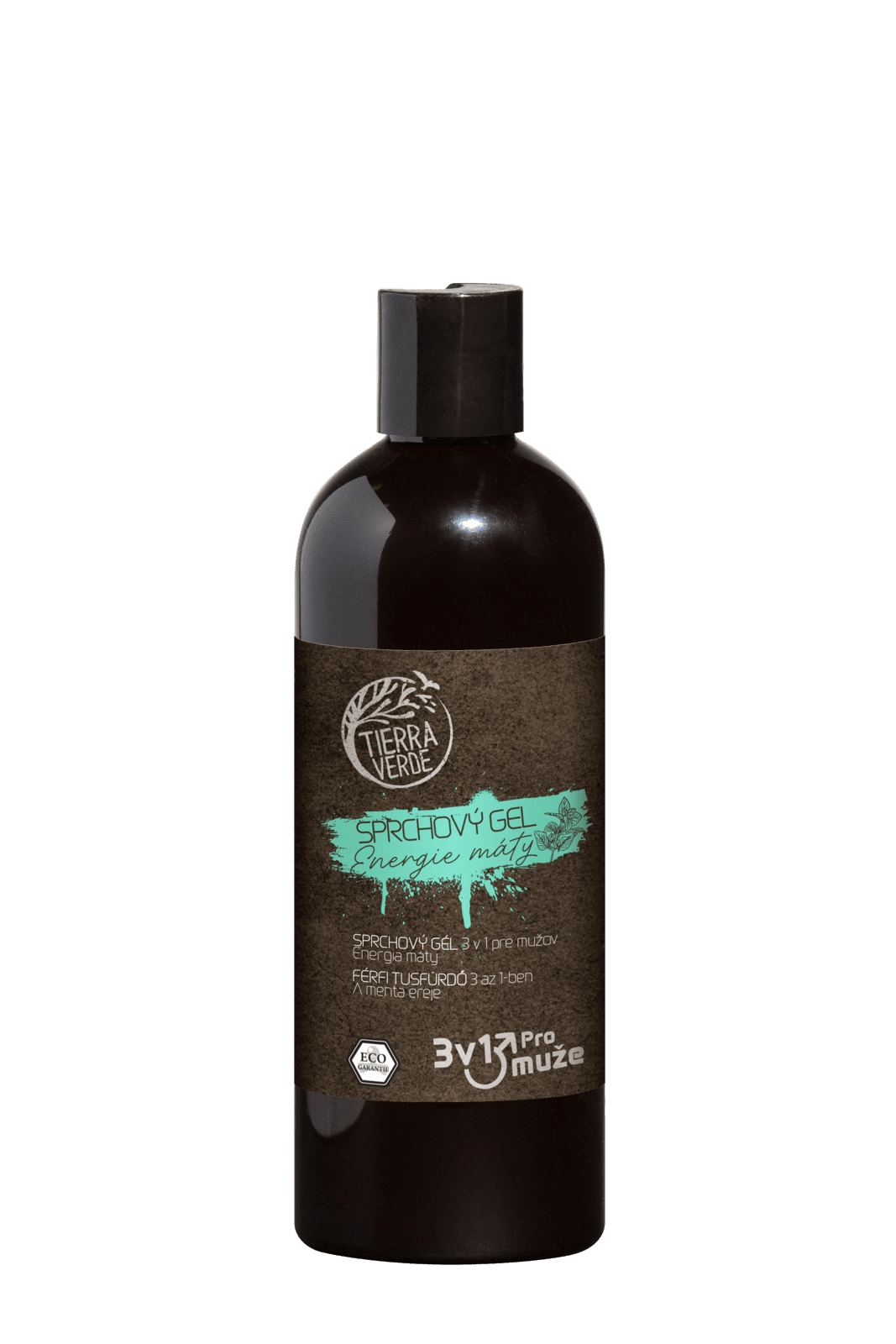 TIERRA VERDE Sprchovací gél pre mužov Energia mäty (fľaša) 500 ml