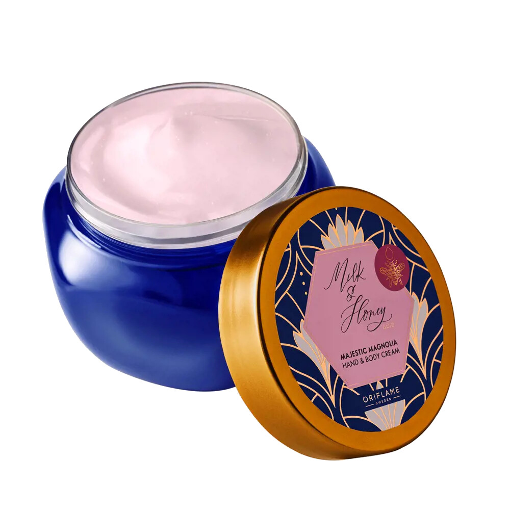 Oriflame Mliečny krém na ruky a telo & Honey Gold Majestic Magnolia (Hand & Body Cream) 250 ml
