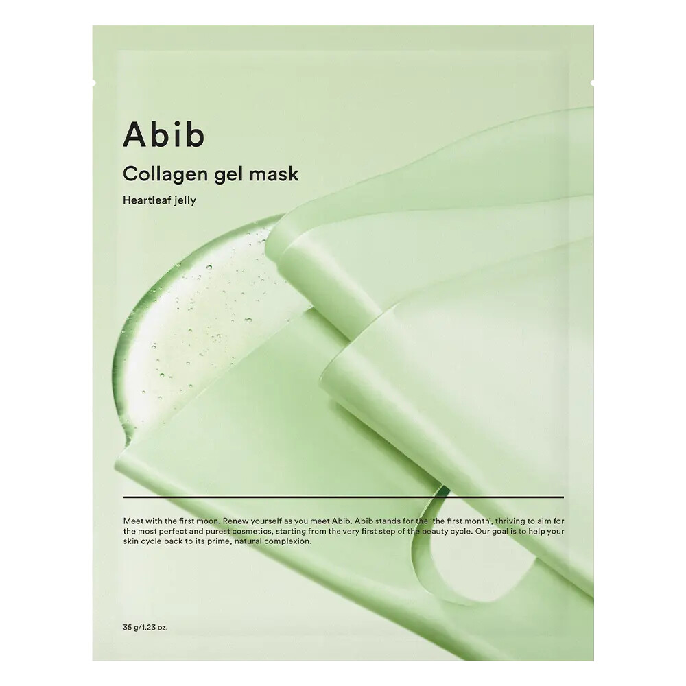 Abib Kolagénová listová maska Heartleaf Jelly (Collagen Gel Mask) 35 g