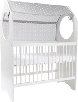 Drevotvar LAIR postieľka so strieškou a odstrániteľnými priečkami 120 × 60 cm