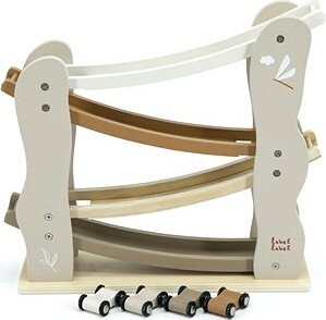 Label Label Dráha na autá nugátová