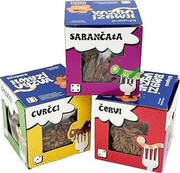 SENS Křupavá hmyzí výzva - Gurmánská párty hra