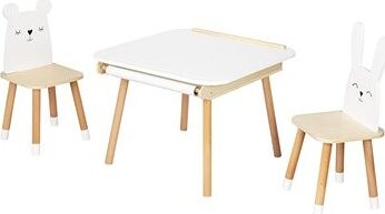 eliNeli Detský rastúci stolík a 2 stoličky – Zvieratká