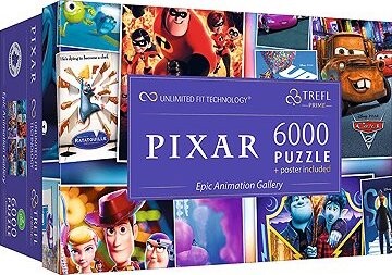 TREFL Puzzle UFT Epická animovaná galéria Disney Pixar 6000 dielikov