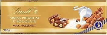 LINDT Gold Tablet Švajčiarska Mliečna Čokoláda S Lieskovými Orieškami 300 g